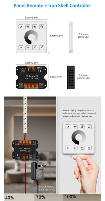 DC12-24V, сенсорный диммер