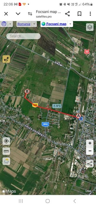 Teren strada hotarului 650 mp