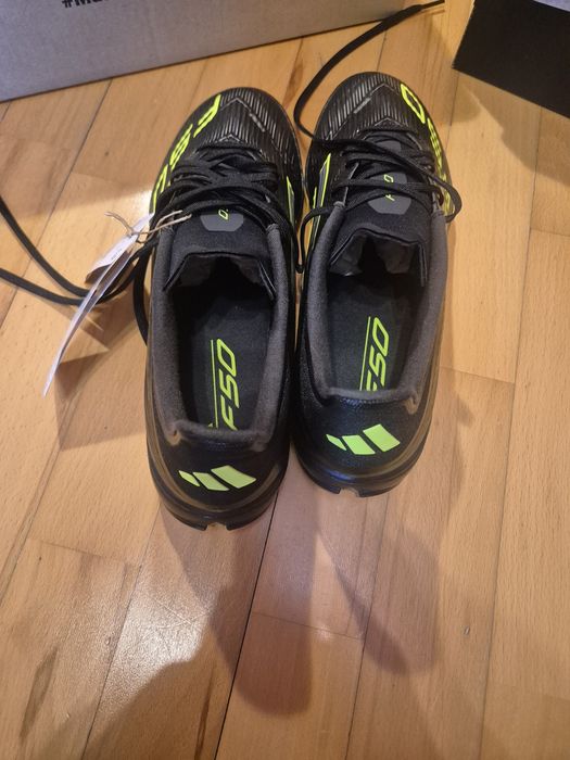 Adidas F50 League TF Black and Green 42 2/3
