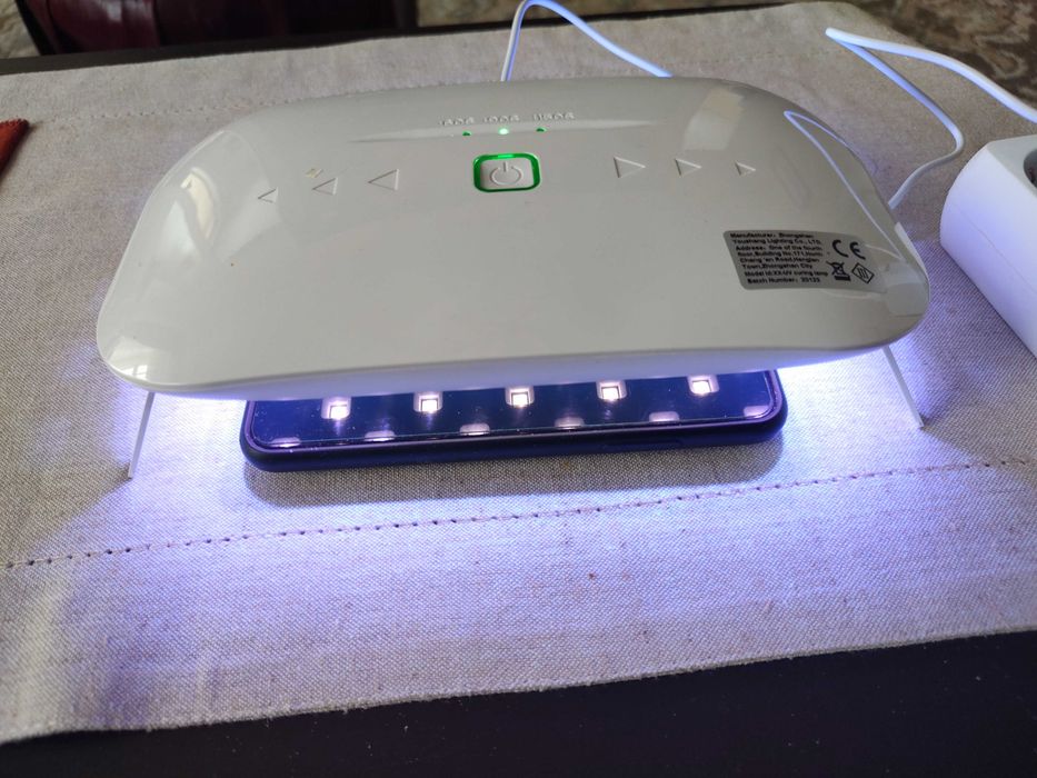 Lampa led UV, dimensiuni 22,5x12,5x5cm si adeziv LOCA TP2500F,