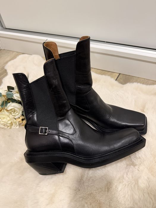 Боти естествена кожа Zara