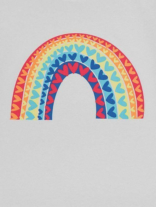 ‼️ Набор из 3 коротких пижам с радужным принтом — Англия, 2-3 года