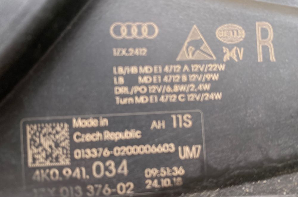 Фарове far Led фар за Ауди А6 Audi A6 C8 4K