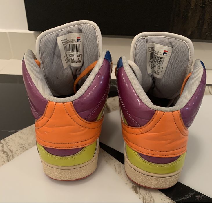 Ghete/ adidasi/ sneakers FILA din piele, mărimea 37