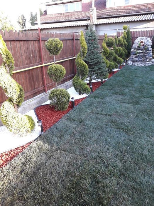 Gazon rulou și sistem de irigații