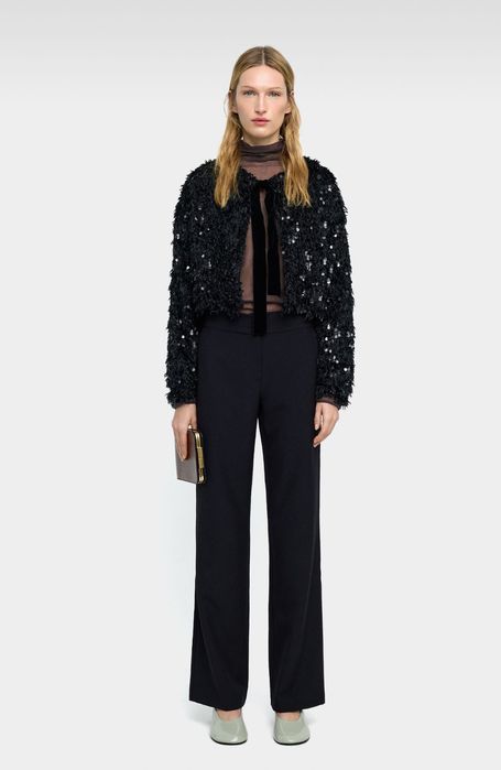 Жилетка с пайети PARFOIS