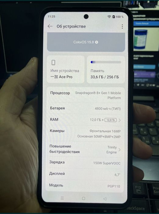 OnePlus (10T) Ace Pro 5G 12Gb+12GB/256GB FLAGMAN