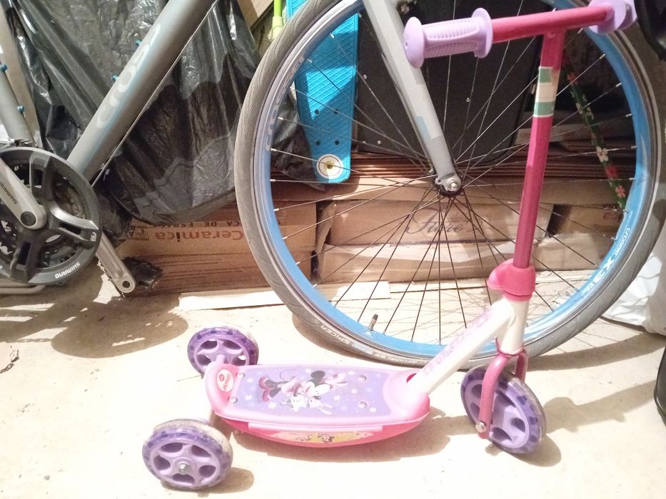 Детска тротинетка с 3 колела за момиче