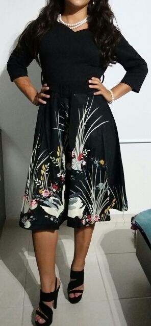 Rochie imprimata-Lebede