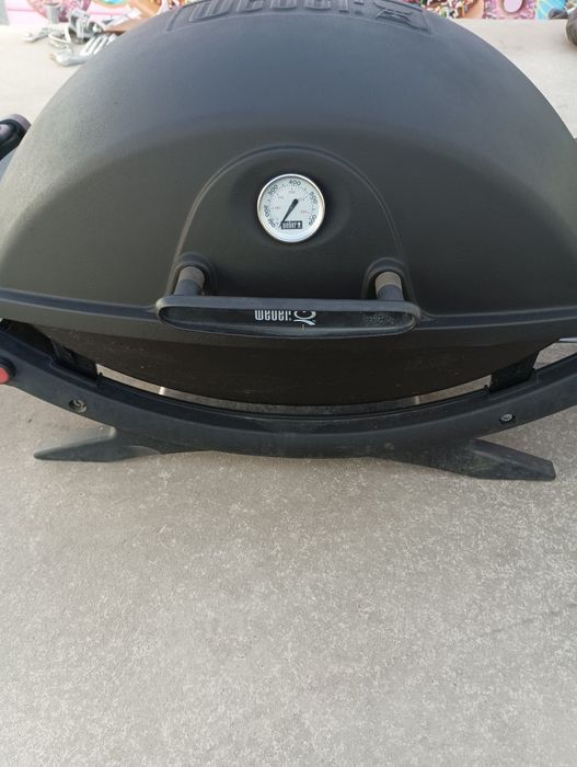 Weber q200 gas grill барбекю