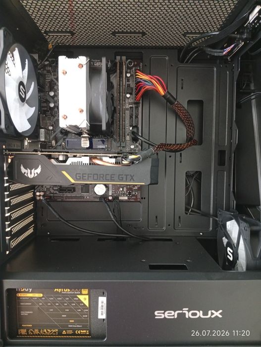 PC GAMING-Gigabyte H310M S2P, CPU Hexa Core i5-8400-turbo la 4GHz,RAM 16GB DDR4,M2 512Gb-Nou, GTX1650-4Gb ddr6,