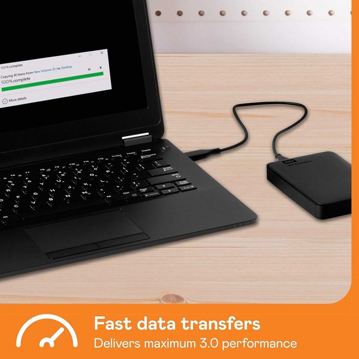 Hard disk extern portabil 4TB WD Elements USB 3.0,negru,sigilat