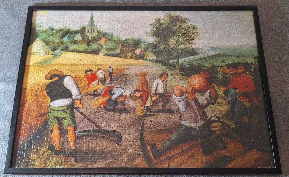 Tablou puzzle inramat, 1000 de piese, 49 x 70 cm