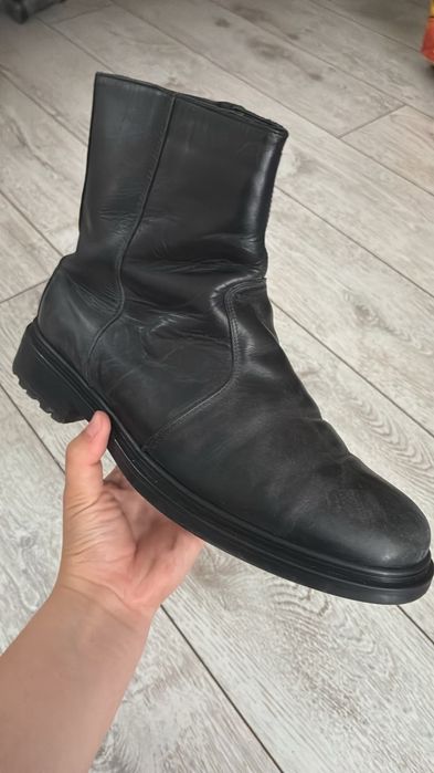 Продам кожаные сапоги