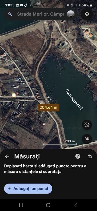 Teren intravilan, 1000 mp, între case, în Campenesti