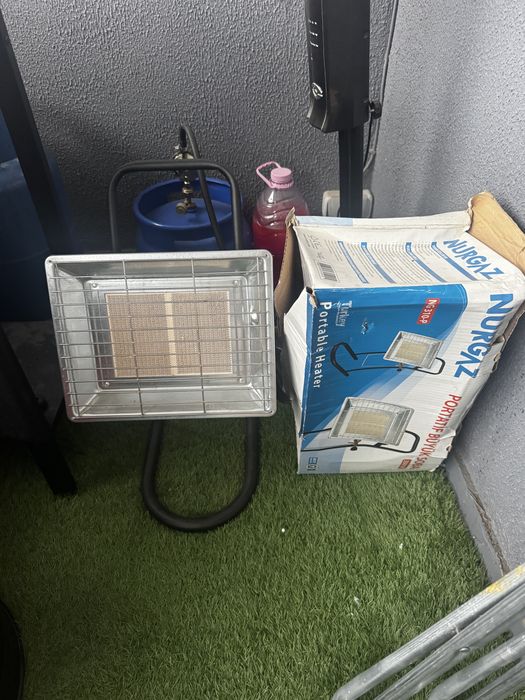 Incalzitor terasa/camping ceramic cu butelie