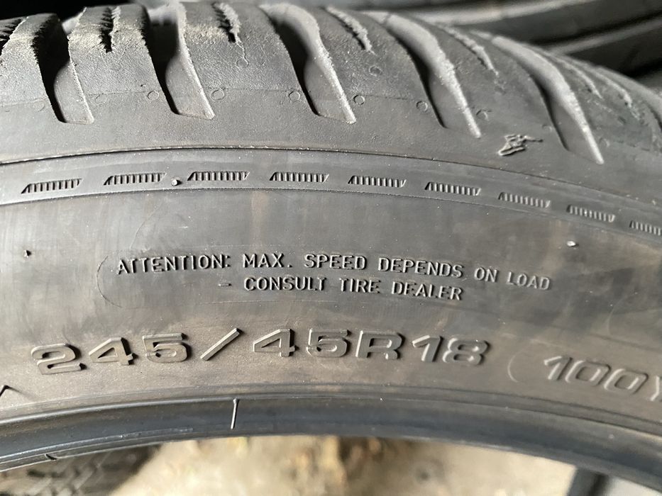 Шины 245/45/18 комплект бу гудиер