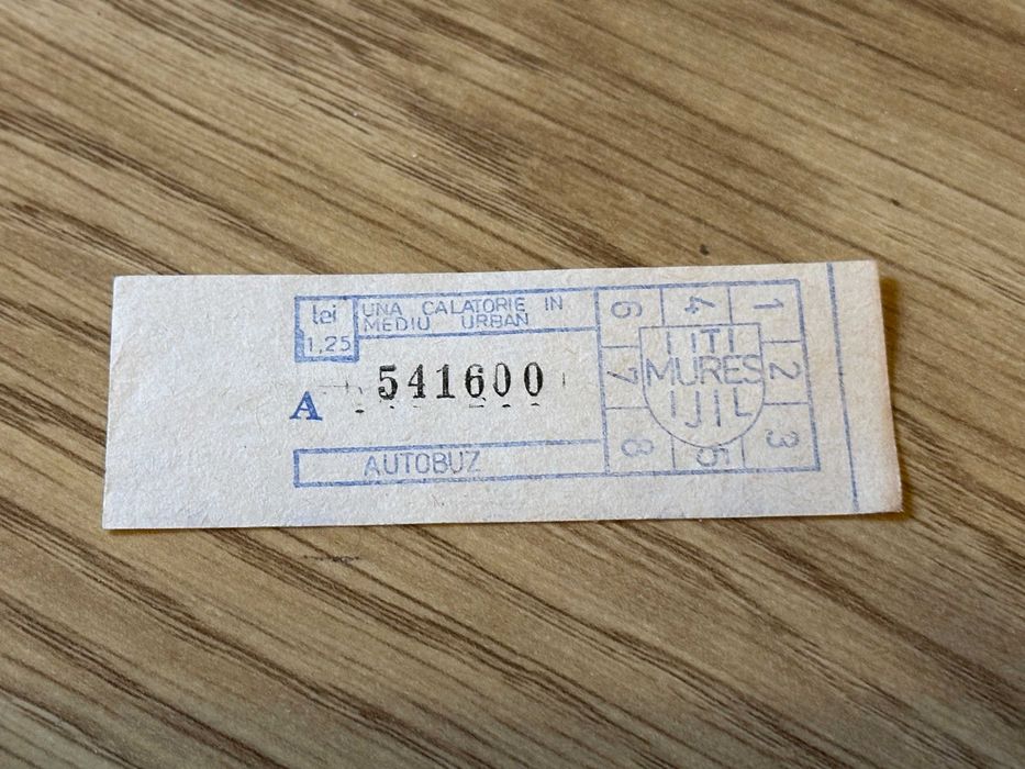 Lot 5 bilete autobuz Mures
