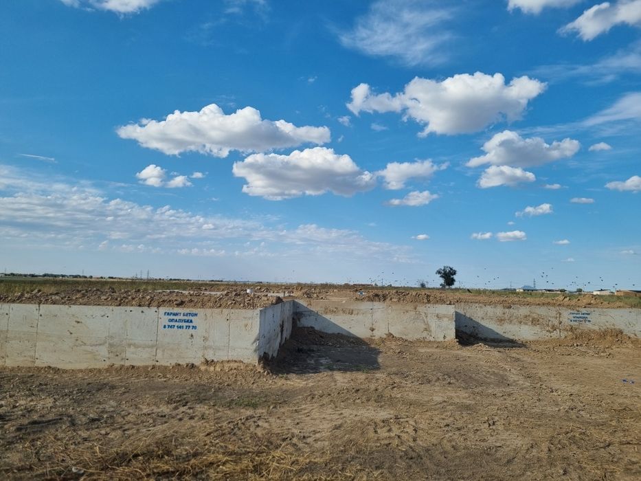 Бетон и опалубка.фундамент