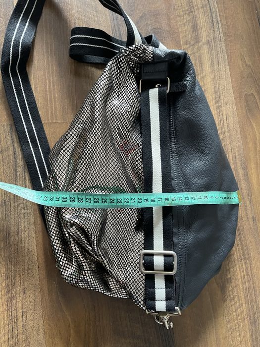 Rucsac Musette piele naturala