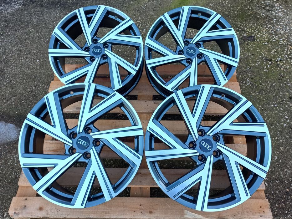 19.Vw Gunmetal Polish 8ж ет40 Golf Passat Tiguan Audi A3 A4 A6 A8 Q3 5