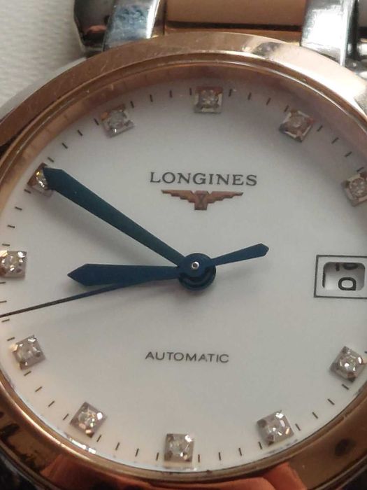 Дамски часовник,диаманти,  злато 18к-стомана-Longines Primaluna L81135