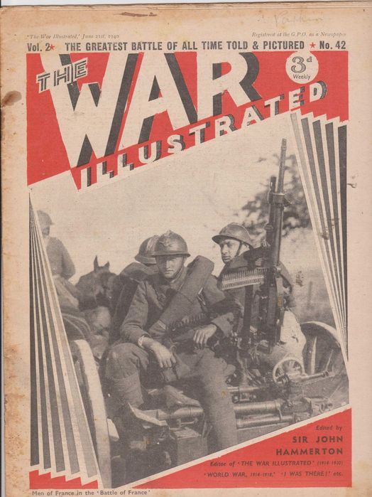 5 numere din revista "The War Illustrated" (1940)