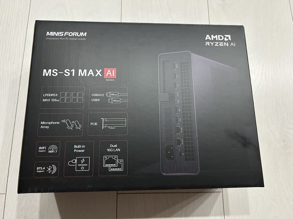 Mini PC Minisforum MS‑01 Max AL – Ryzen Al max+395, ram 128GB