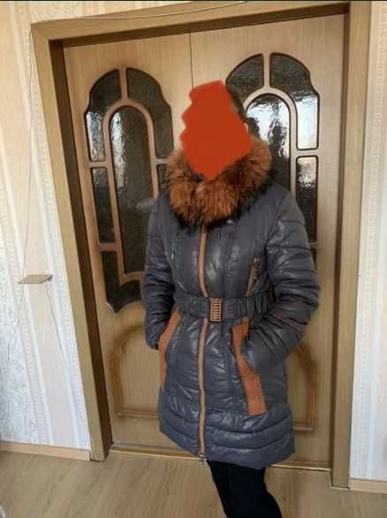 Куртка пуховик на девушку р.42-46
