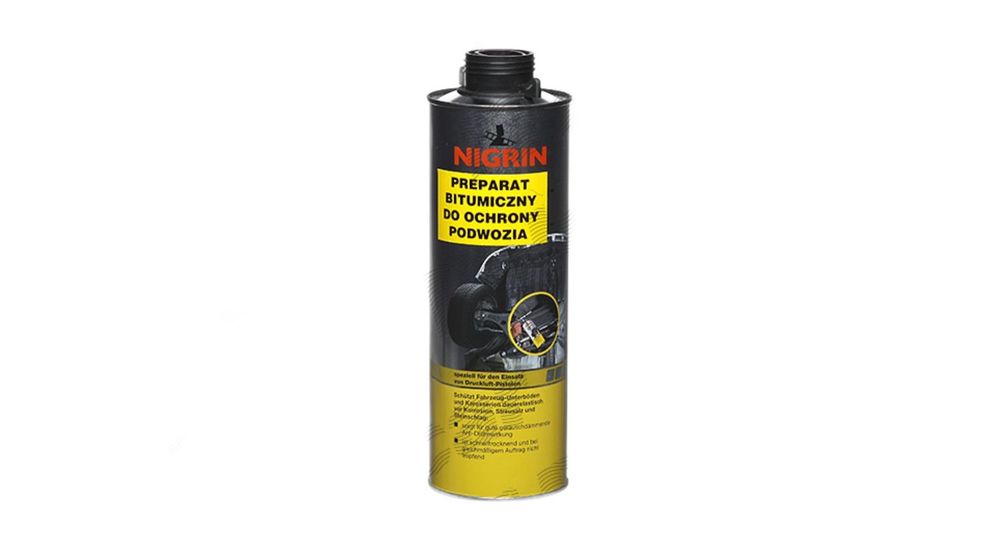Insonorizant Solutie antifonare Nigrin 1 litru agent bituminos, pentru pistol de vopsit; negru