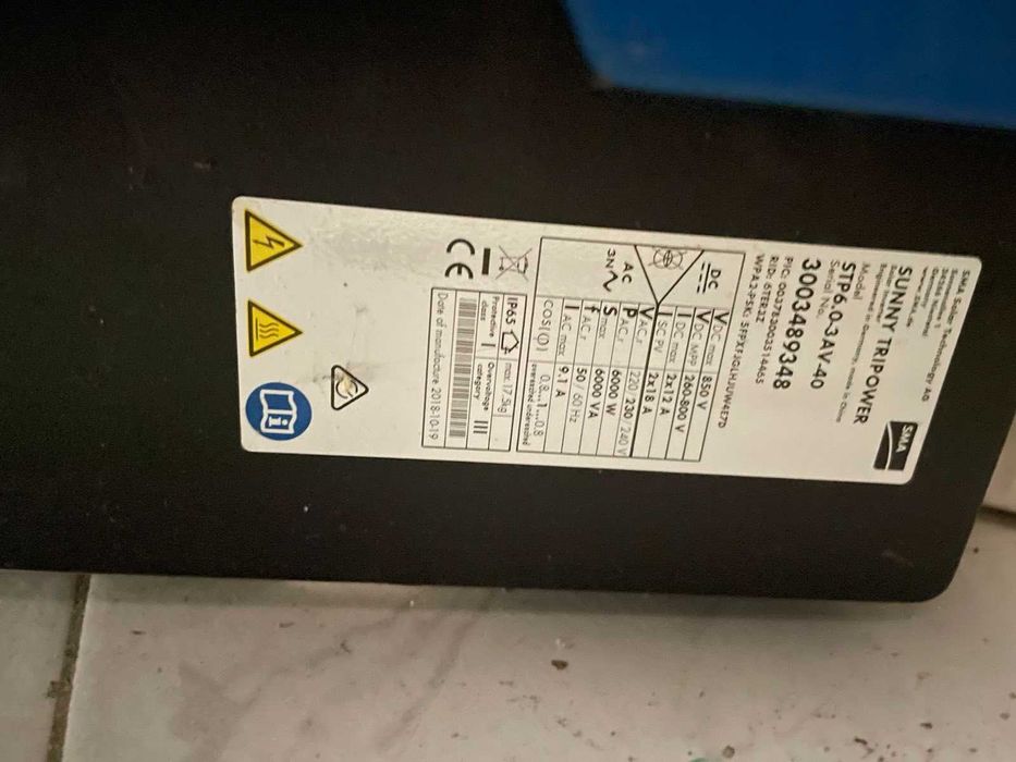 Трифазен соларен инвертор SMA TRIPOWER 6.0