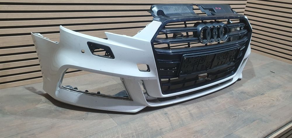 Audi A3 8v3 8v4 bara fata S line face lift grila capota radiator Sline