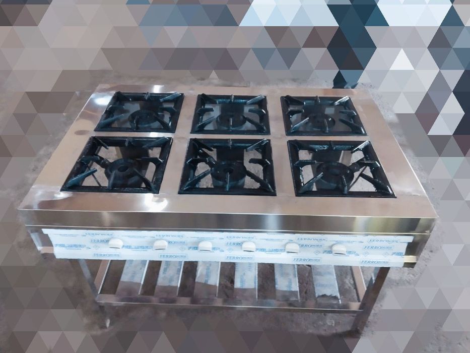 6 конфорочная газовая плита