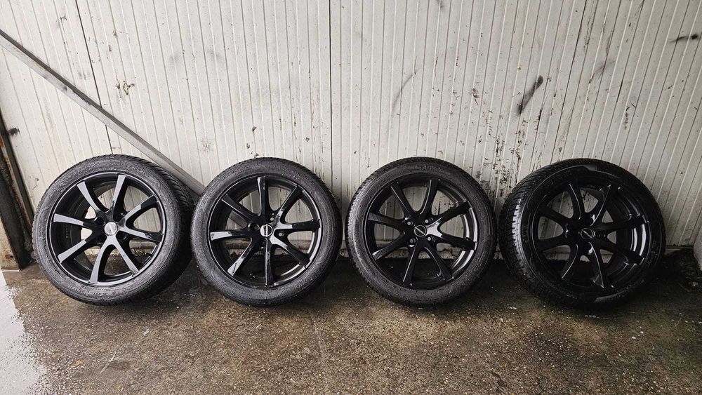 Jante Aliaj CITROEN DS5 (BORBET) + Cauciucuri Iarna 215/50/R17