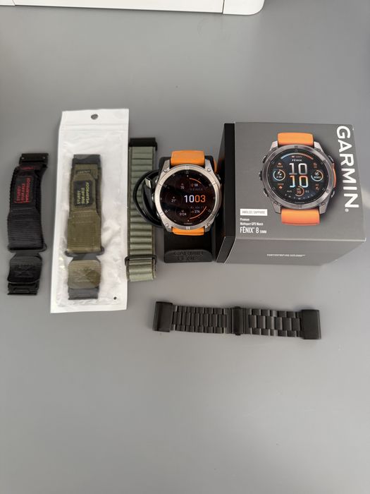 Garmin Fenix 8 Amoled/Sapphire/Titanium 51mm