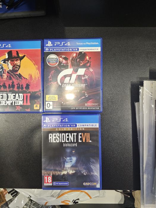 Playstation 4 (500 гб ,) + VR + джойстики