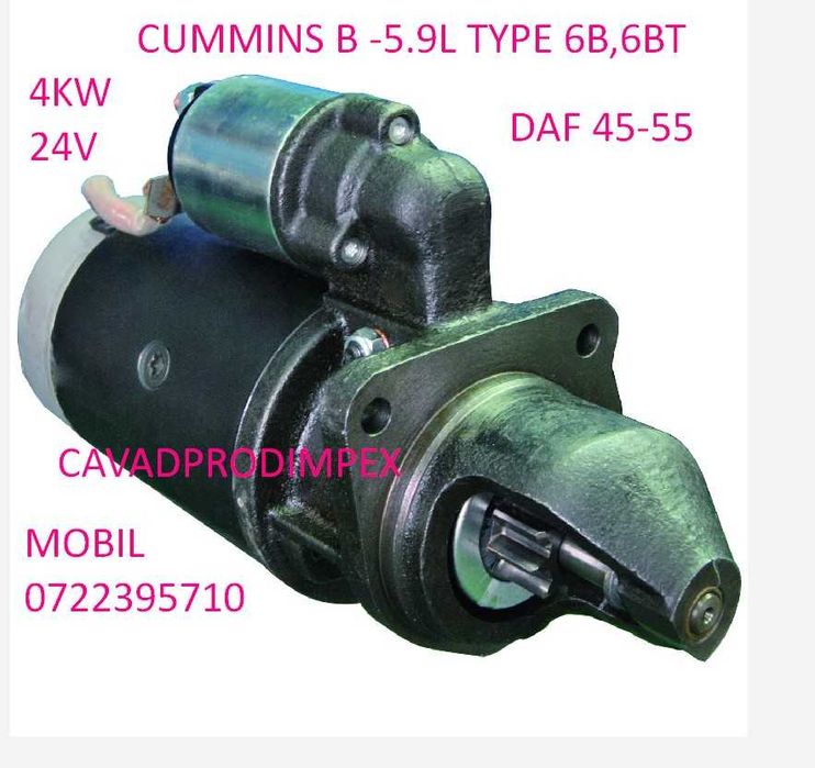 Electromotor Nou pentru motorizare Cummins 5.9L 24V