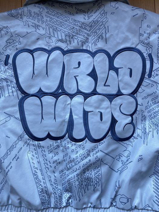 Бомбър кожено яке Boohoo MAN