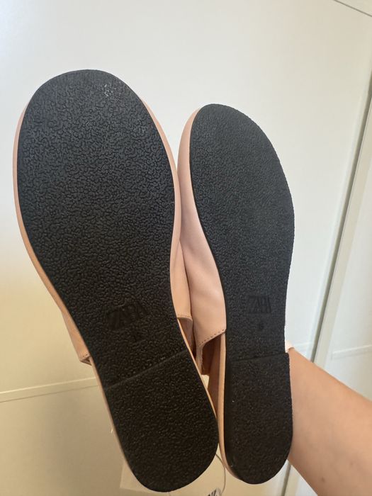 Zara нови балеринки,пантовки 34-35 размер