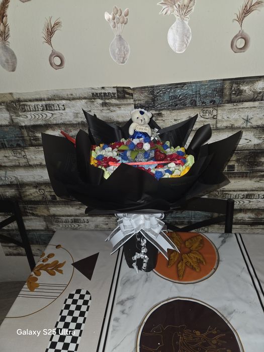 Buchet trandafiri din săpun