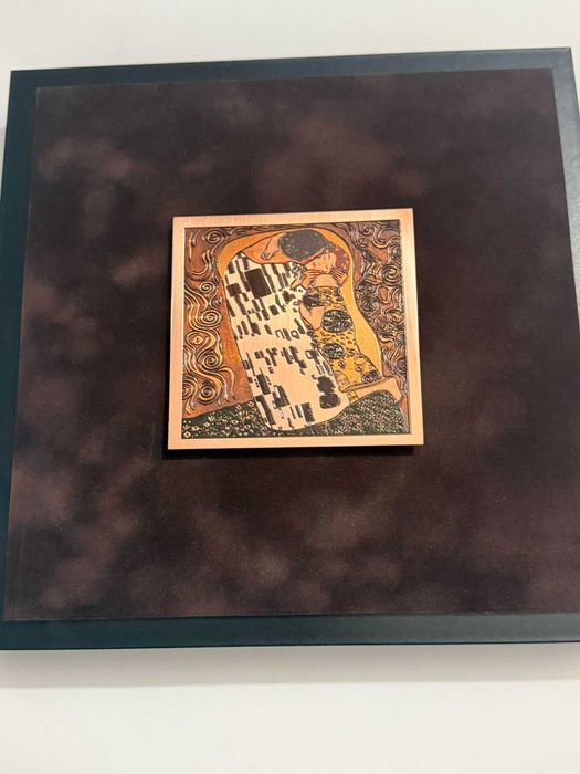Tablou de Lux "Sarutul" Gustav Klimt- cupru gravat