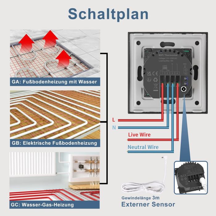 Smart Термостат 16А