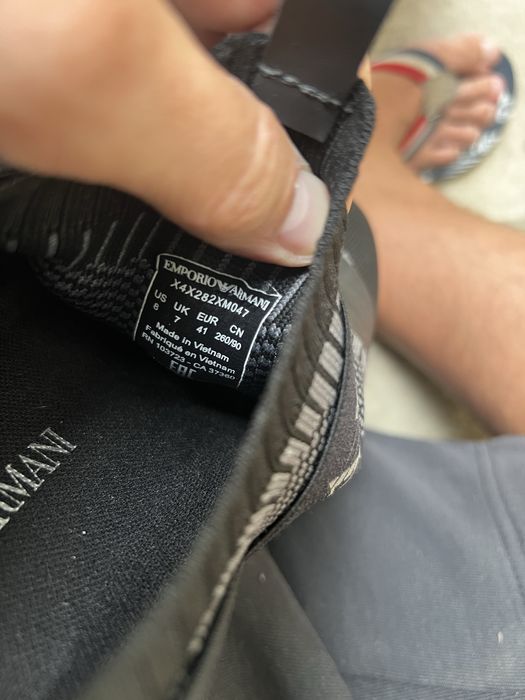 Papuci Emporio Armani