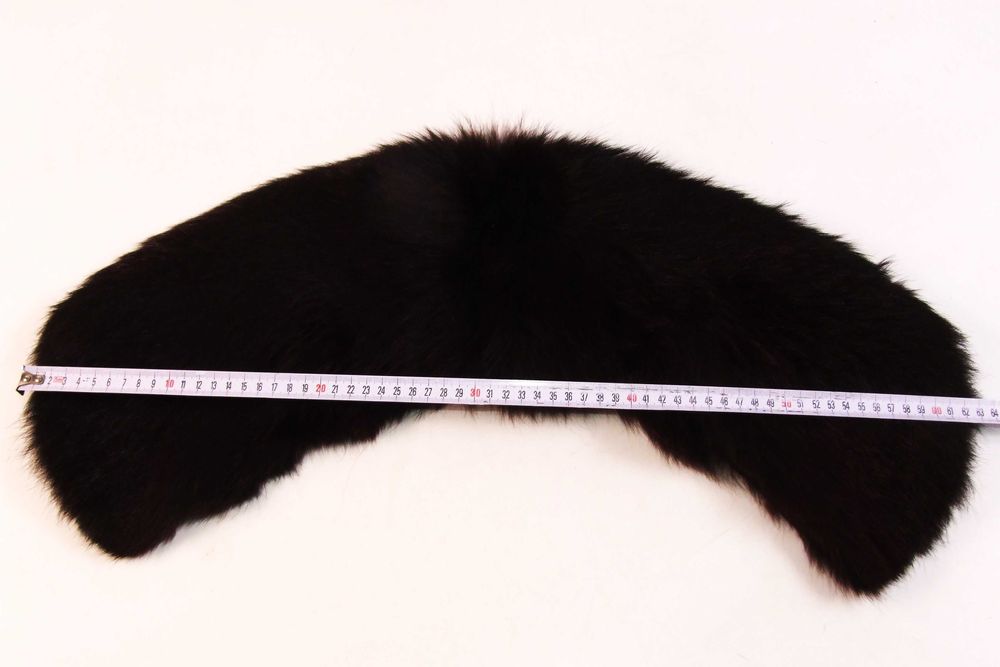 GULER blana naturala vulpe neagra, luxos, bogat, Made in Germany, NOU