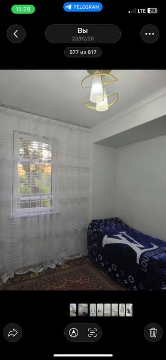 Продаётся 1 ком квартира