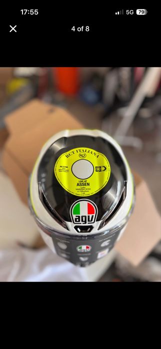 Каска AGV Pista GP RR Assen 2007 Valentino Rossi Limited Edition - L