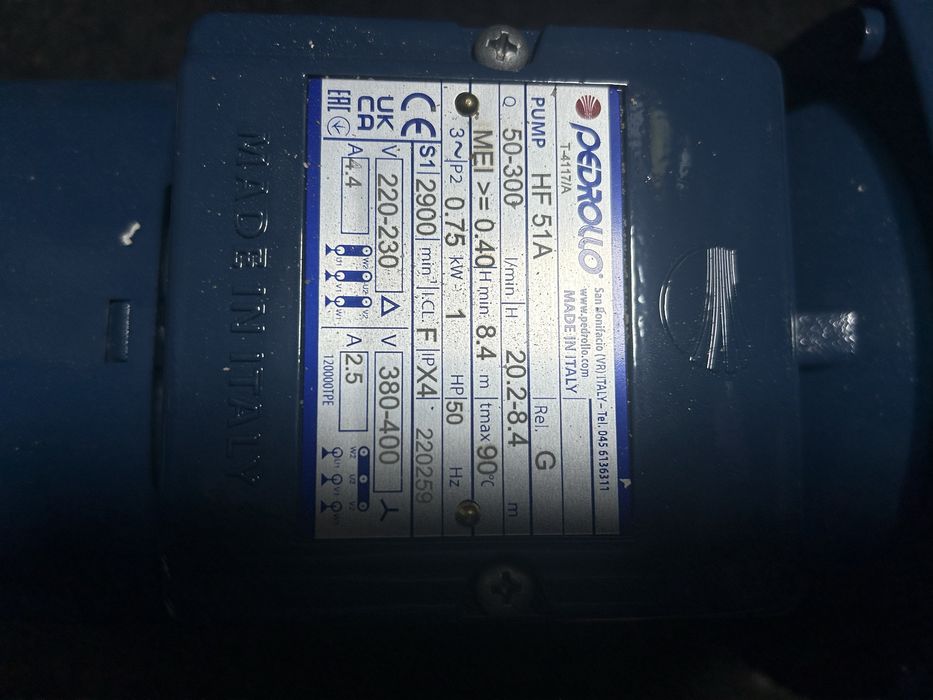 Насос pedroolo новый