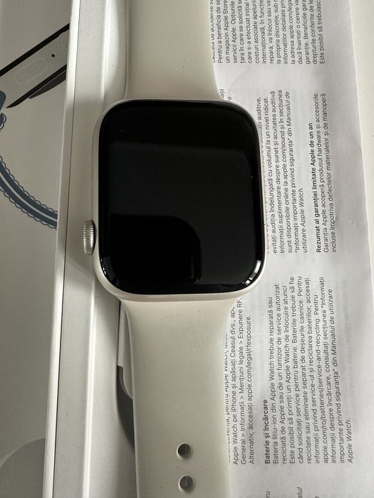 Apple watch seria 8 Starlight Aluminium