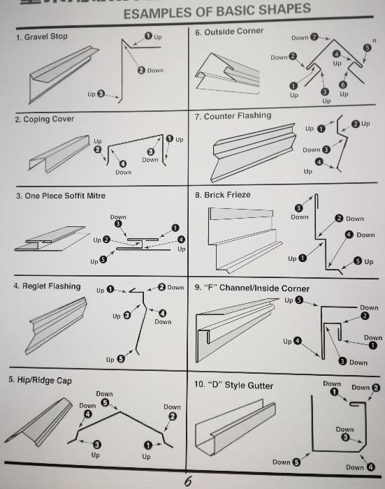 ручной листогиб фирми тапко. 4,2 метровый