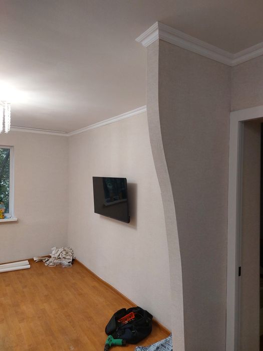 Монтаж галтелей 700 погонный метр